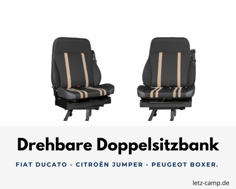Drehkonsole Doppelsitzbank Ducato •