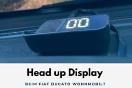 Head Up Display Fiat Ducato mit anzeige auf Armaturenbrett
