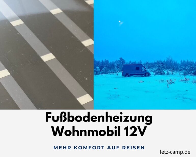 Fußbodenheizung Wohnmobil 12V Titelbild Beitrag