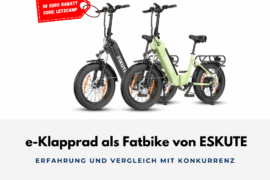 e-Klapp-Bike von Eskute Erfahung und Vergleich