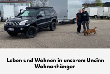 Leben und Wohnen in unserem Unsinn Wohnanhänger